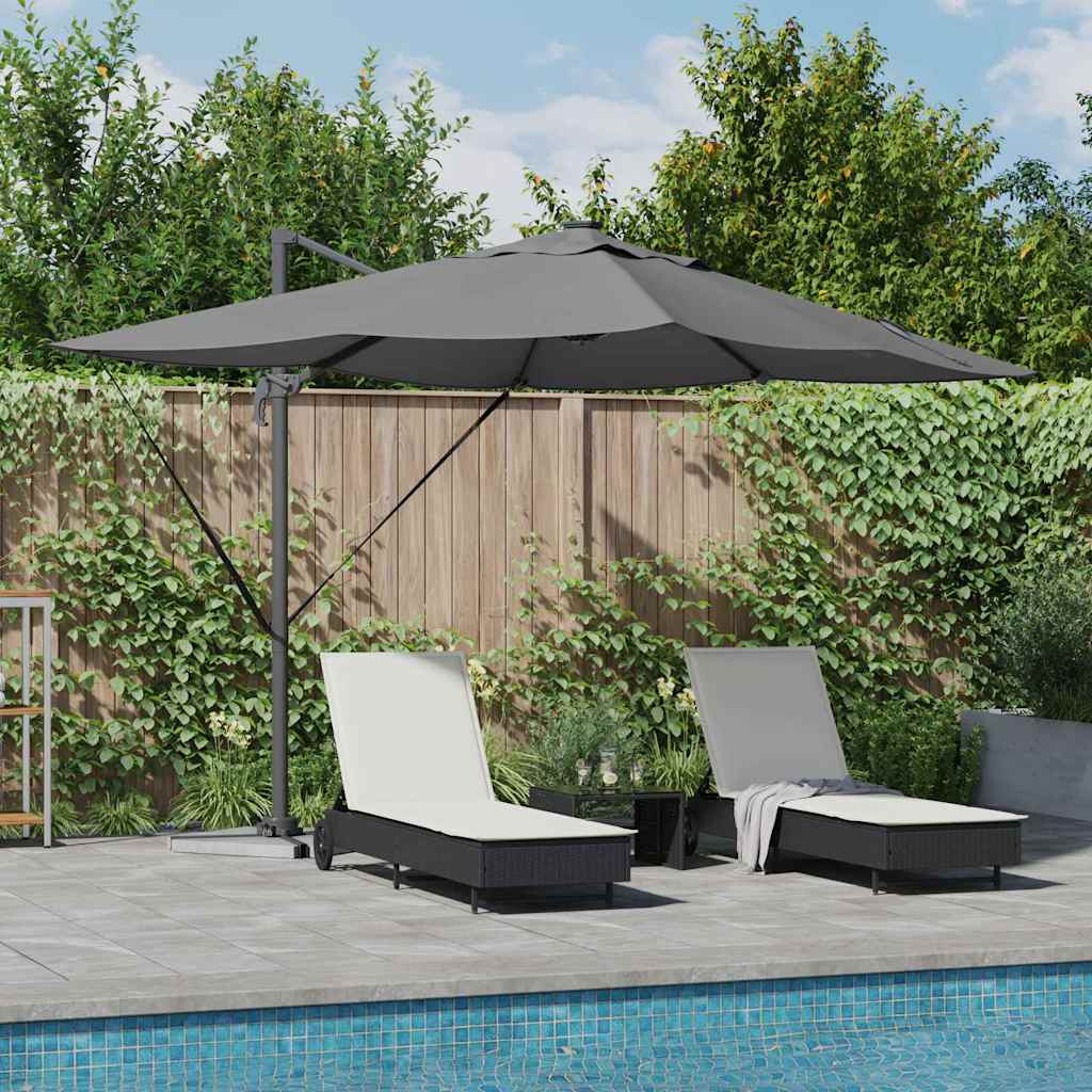 Parasol 352 x 251 x 265 cm Polyester og Aluminium Antracit