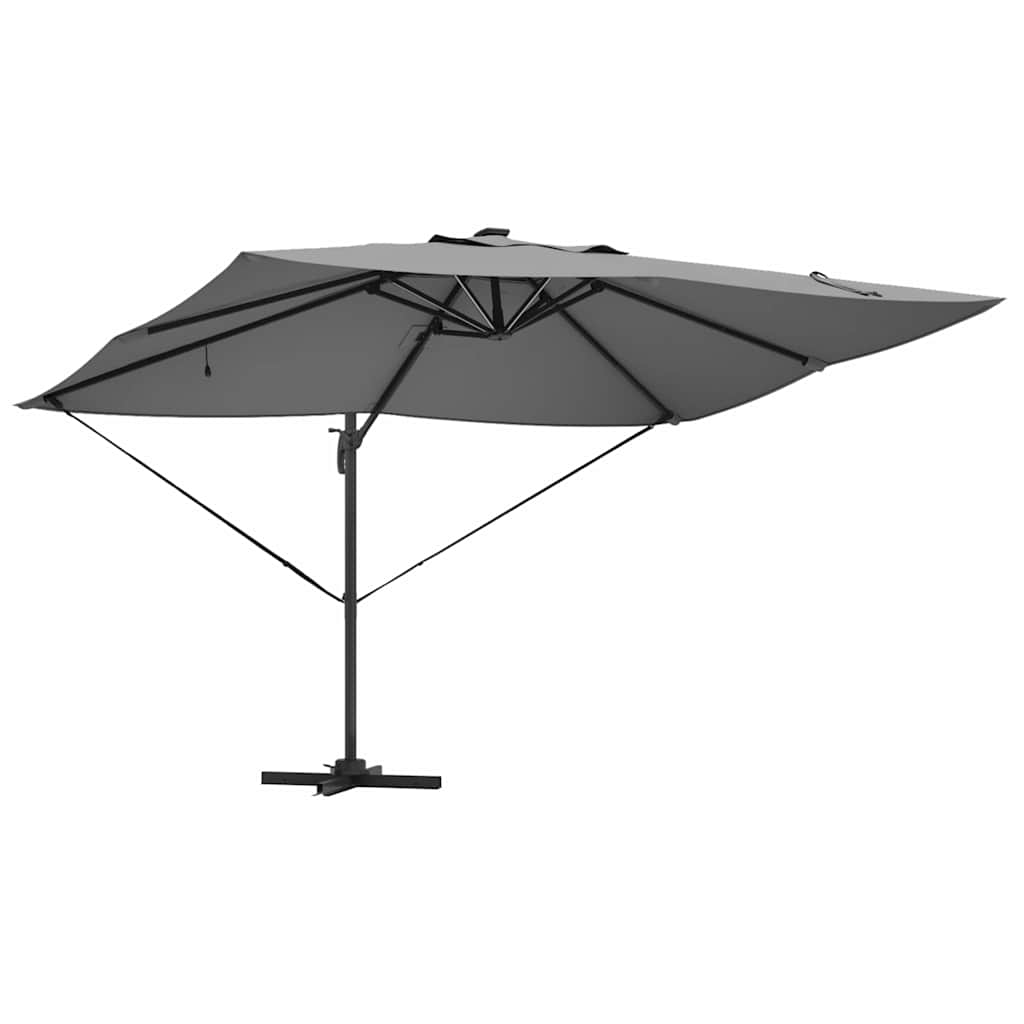 Parasol 352 x 251 x 265 cm Polyester og Aluminium Antracit