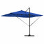 Parasol 352 x 251 x 265 cm Polyester og Aluminium Azurblå
