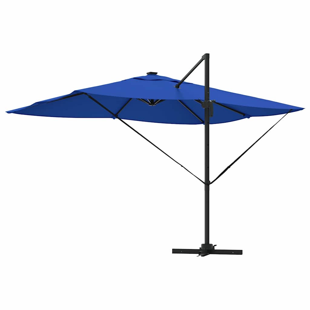 Parasol 352 x 251 x 265 cm Polyester og Aluminium Azurblå