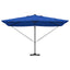 Parasol 352 x 251 x 265 cm Polyester og Aluminium Azurblå
