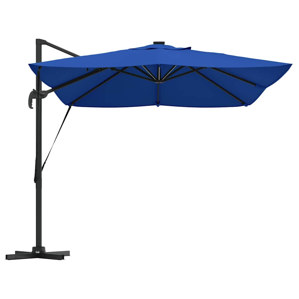 Parasol 352 x 251 x 265 cm Polyester og Aluminium Azurblå