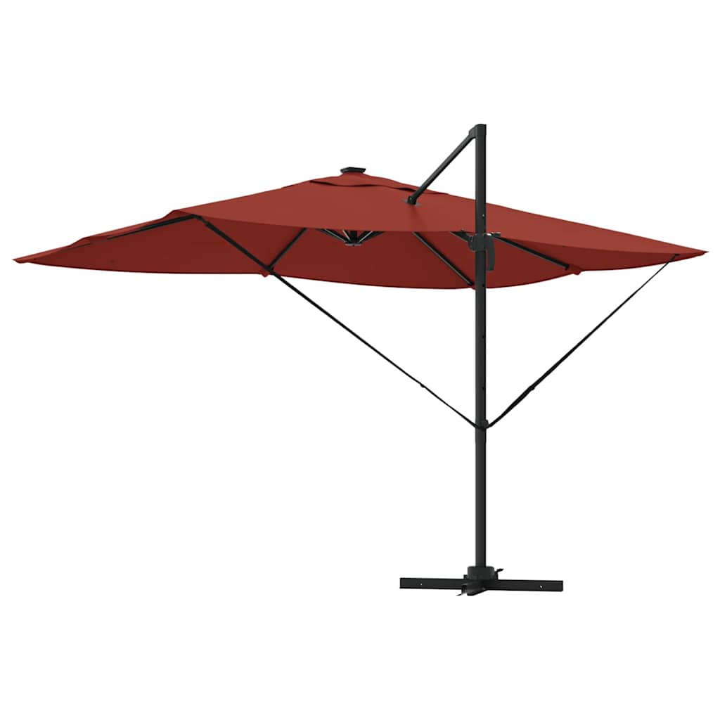 Parasol 352 x 251 x 265 cm Polyester og Aluminium Terrakotta