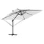 Roma Parasol Beige 286 x 284 x 265 cm Aluminium og Polyester