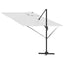 Roma Parasol Beige 286 x 284 x 265 cm Aluminium og Polyester