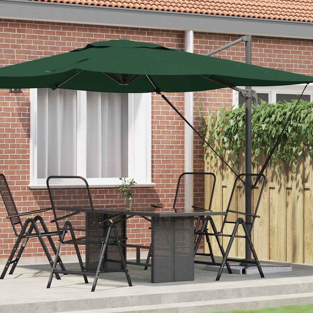 Roma Parasol Grøn 286 x 284 x 265 cm Aluminium og Polyester