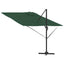 Roma Parasol Grøn 286 x 284 x 265 cm Aluminium og Polyester