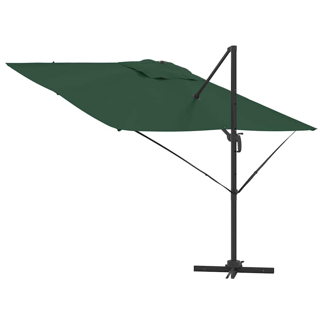 Roma Parasol Grøn 286 x 284 x 265 cm Aluminium og Polyester