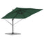 Roma Parasol Grøn 286 x 284 x 265 cm Aluminium og Polyester