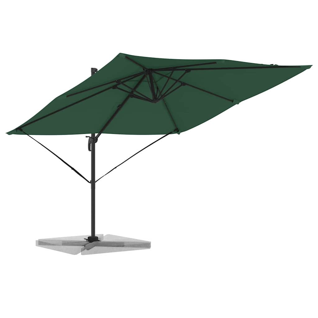 Roma Parasol Grøn 286 x 284 x 265 cm Aluminium og Polyester