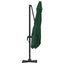 Roma Parasol Grøn 286 x 284 x 265 cm Aluminium og Polyester