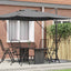 Roma Parasol Antracit 286 x 284 x 265 cm Aluminium og Polyester