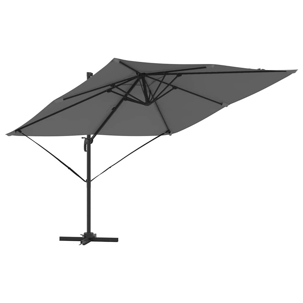 Roma Parasol Antracit 286 x 284 x 265 cm Aluminium og Polyester
