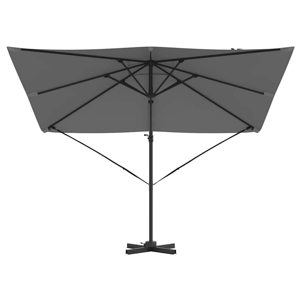 Roma Parasol Antracit 286 x 284 x 265 cm Aluminium og Polyester