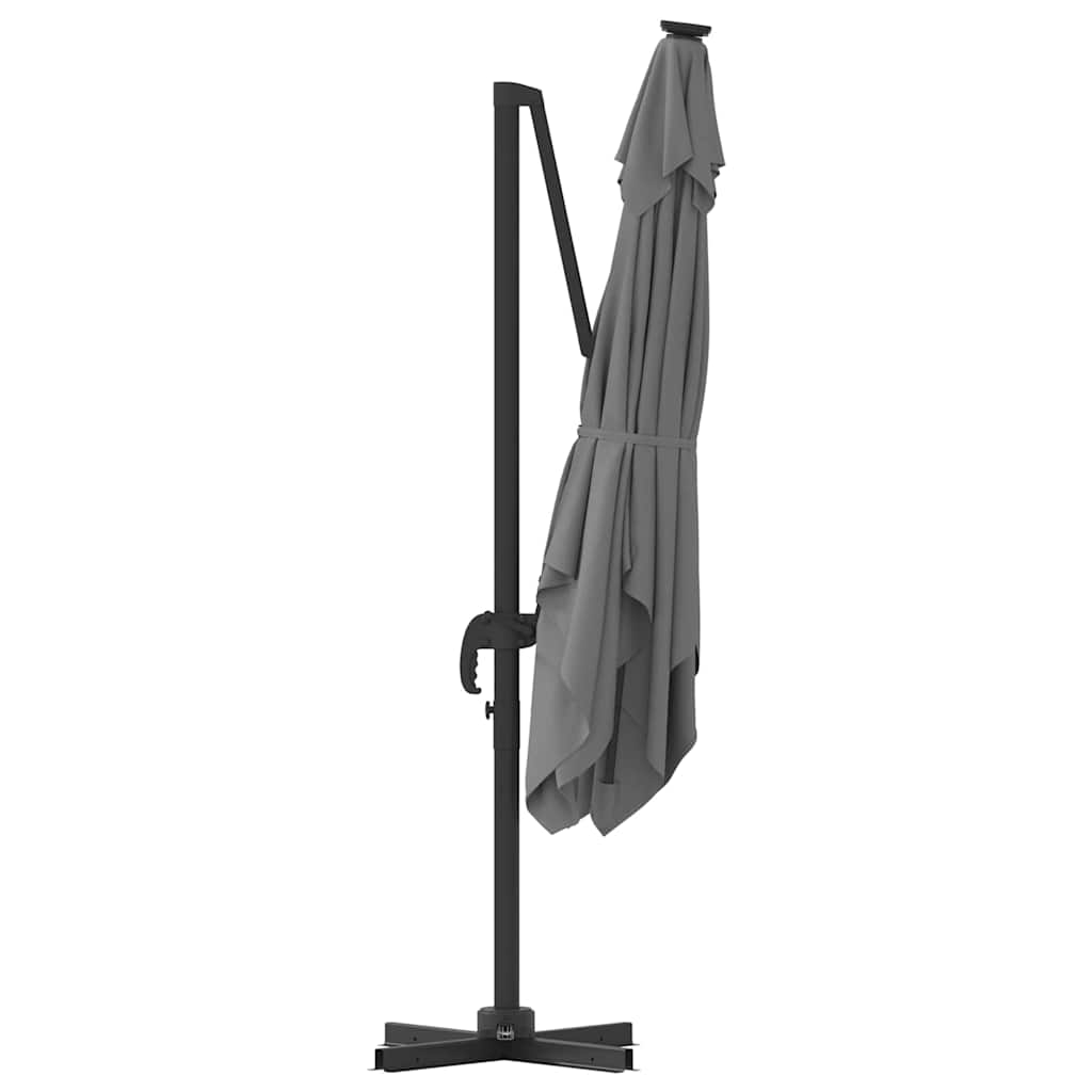 Roma Parasol Antracit 286 x 284 x 265 cm Aluminium og Polyester