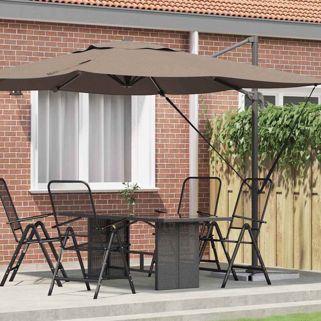 Roma Parasol 286 x 284 x 265 cm Aluminium og Polyester