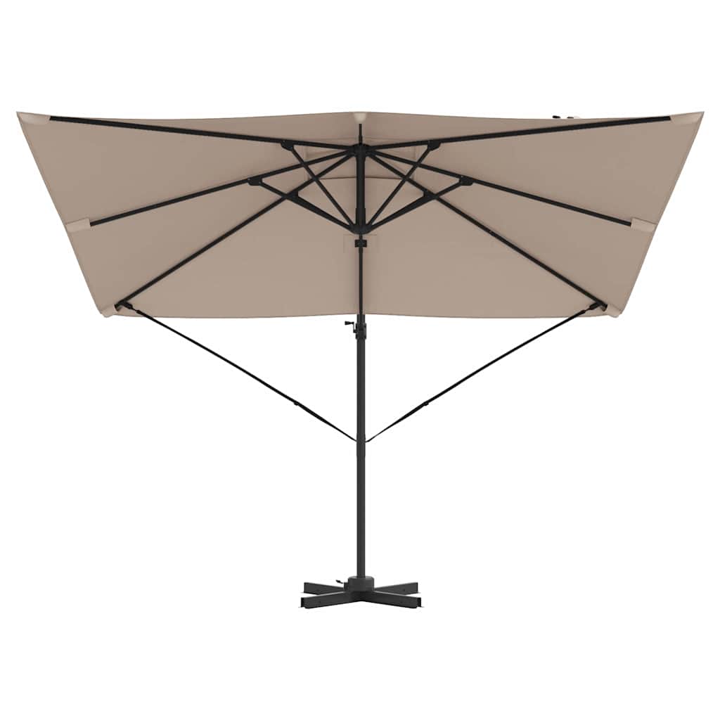 Roma Parasol 286 x 284 x 265 cm Aluminium og Polyester