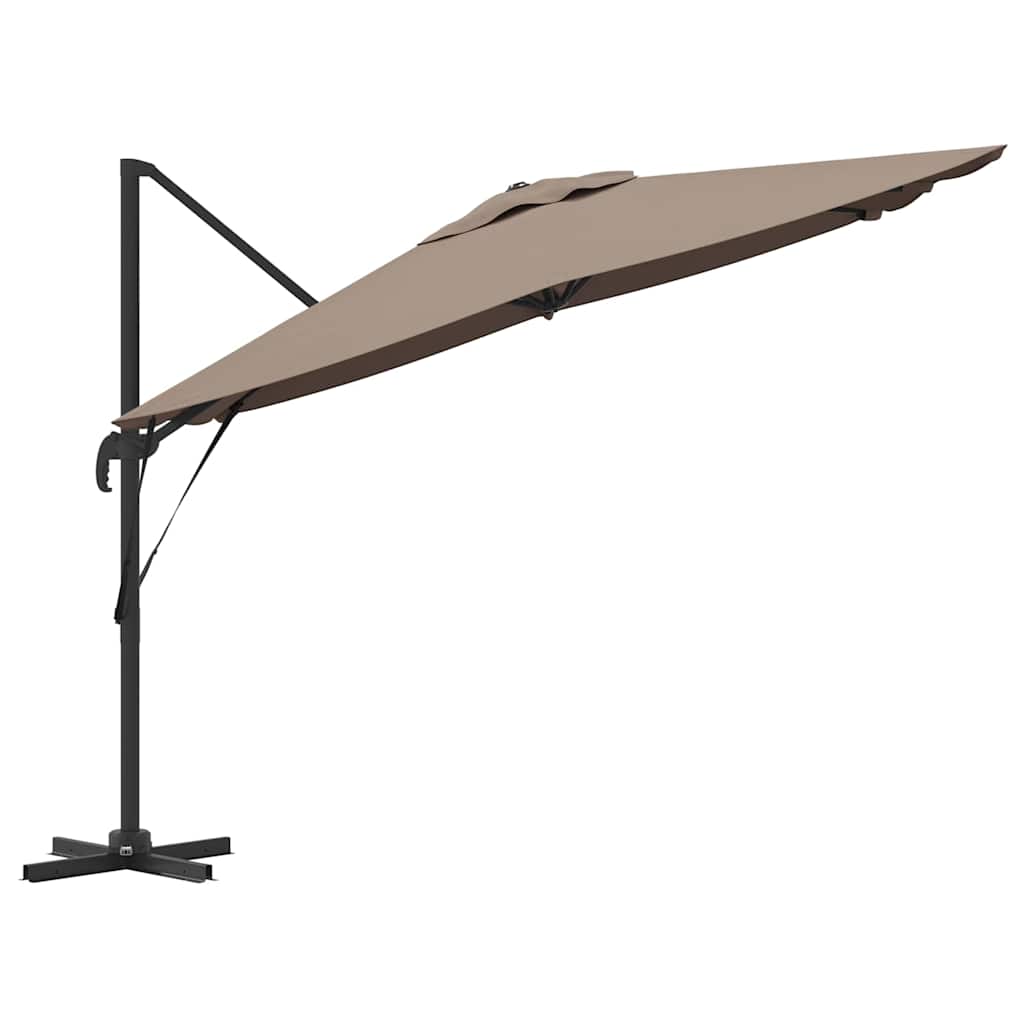 Roma Parasol 286 x 284 x 265 cm Aluminium og Polyester