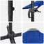 Roma Parasol Blå 286 x 284 x 265 cm Aluminium og Polyester