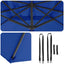Roma Parasol Blå 286 x 284 x 265 cm Aluminium og Polyester