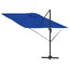 Roma Parasol Blå 286 x 284 x 265 cm Aluminium og Polyester