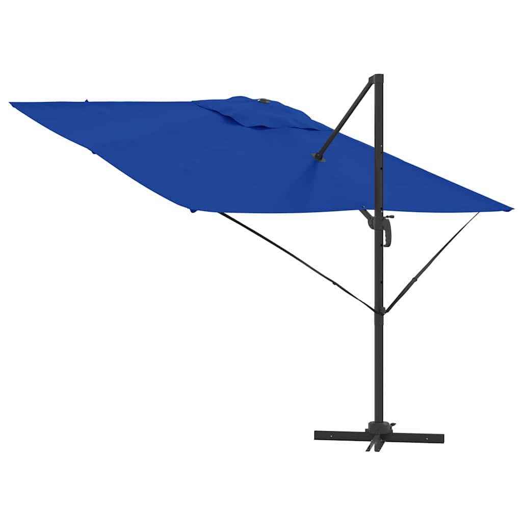 Roma Parasol Blå 286 x 284 x 265 cm Aluminium og Polyester