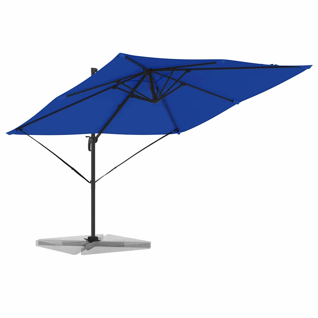 Roma Parasol Blå 286 x 284 x 265 cm Aluminium og Polyester