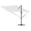 Parasol 351 x 250 x 260 cm Polyester og Aluminium Sandfarvet