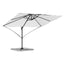 Parasol Sandfarvet 351 x 250 x 260 cm Polyester og Aluminium