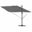 Parasol Antracit 351 x 250 x 260 cm Polyester og Aluminium