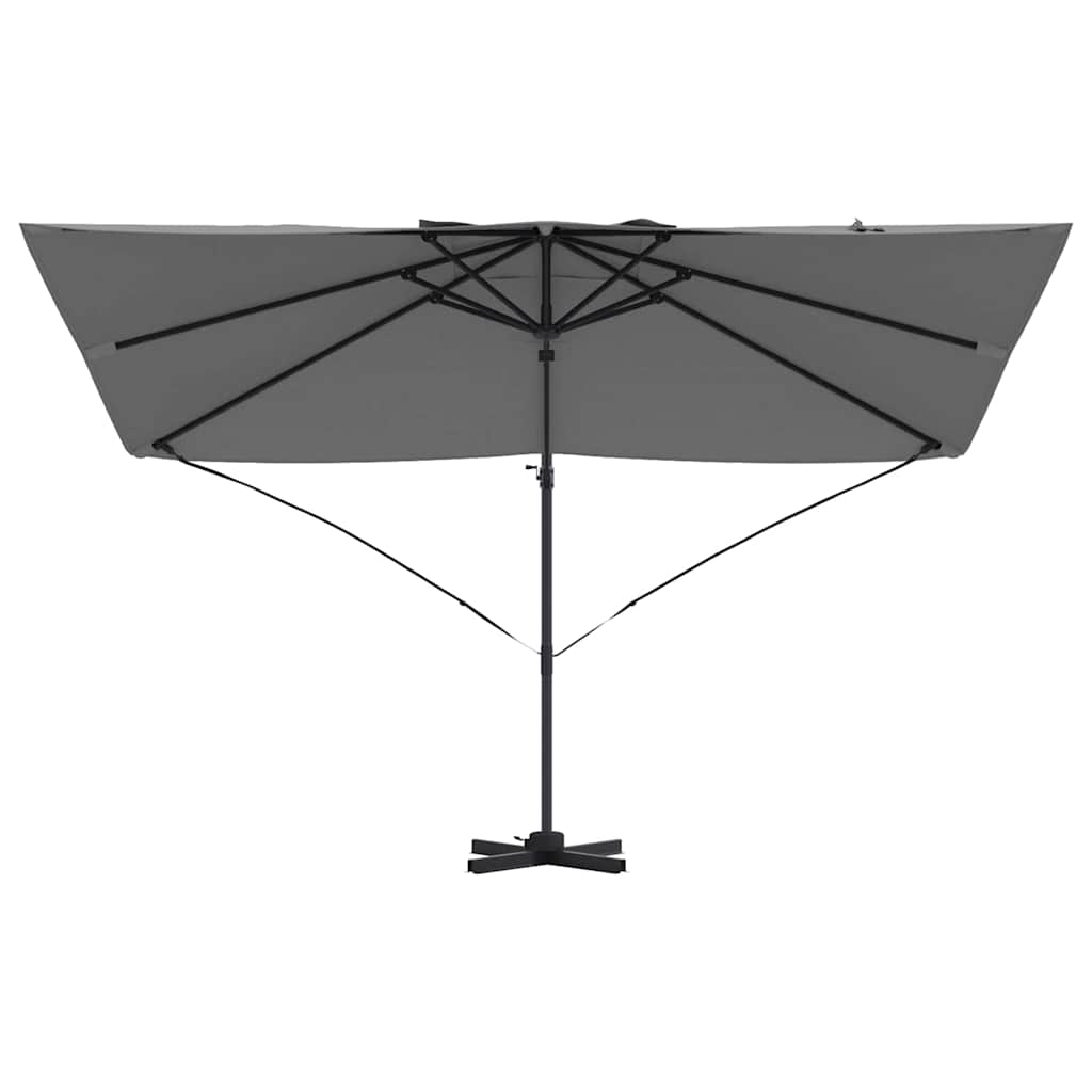 Parasol 351 x 250 x 260 cm Polyester og Aluminium Antracit