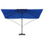 Parasol 351 x 250 x 260 cm Polyester og Aluminium Azurblå