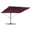 Parasol 351 x 250 x 260 cm Polyester og Aluminium Bordeaux Rød