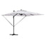 Roma Parasol Beige 286 x 284 x 270 cm Aluminium og Polyester