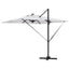Roma Parasol Beige 286 x 284 x 270 cm Aluminium og Polyester