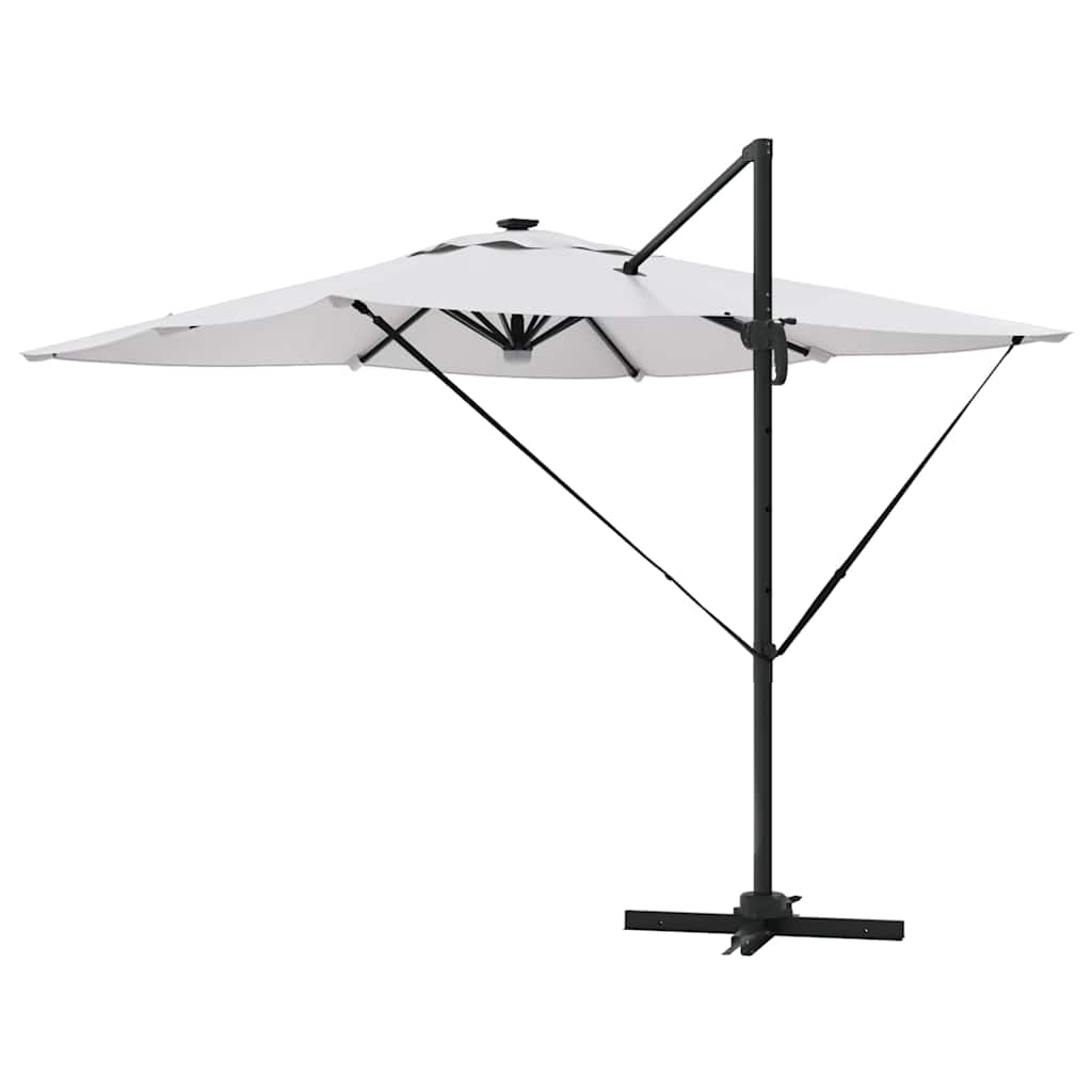 Roma Parasol Beige 286 x 284 x 270 cm Aluminium og Polyester