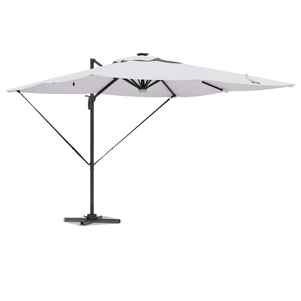 Roma Parasol Beige 286 x 284 x 270 cm Aluminium og Polyester
