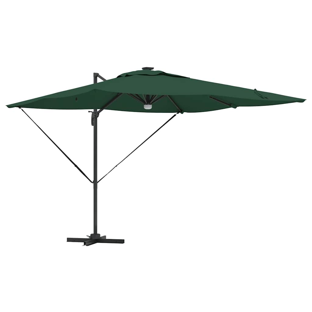 Roma Parasol Grøn 286 x 284 x 270 cm Aluminium og Polyester
