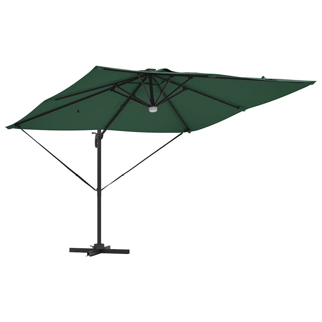 Roma Parasol Grøn 286 x 284 x 270 cm Aluminium og Polyester