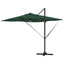 Roma Parasol Grøn 286 x 284 x 270 cm Aluminium og Polyester