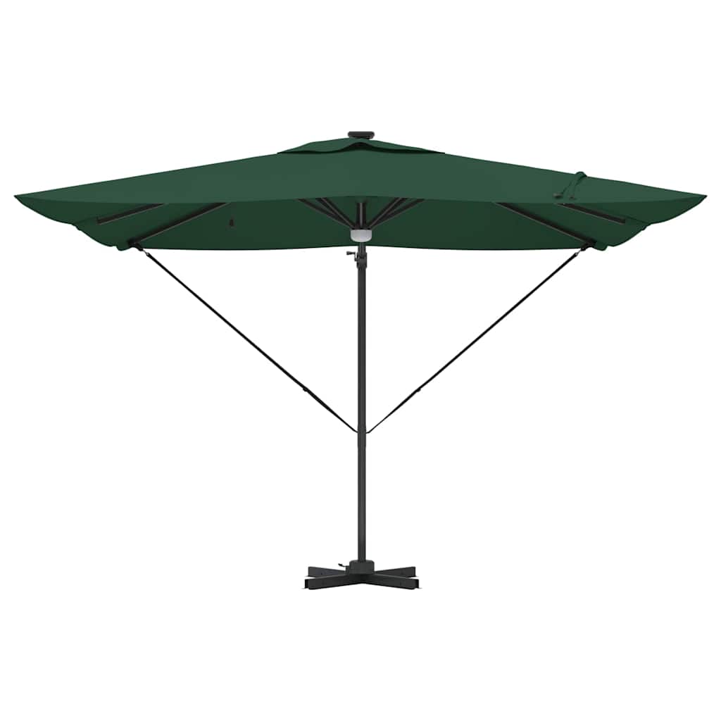 Roma Parasol Grøn 286 x 284 x 270 cm Aluminium og Polyester