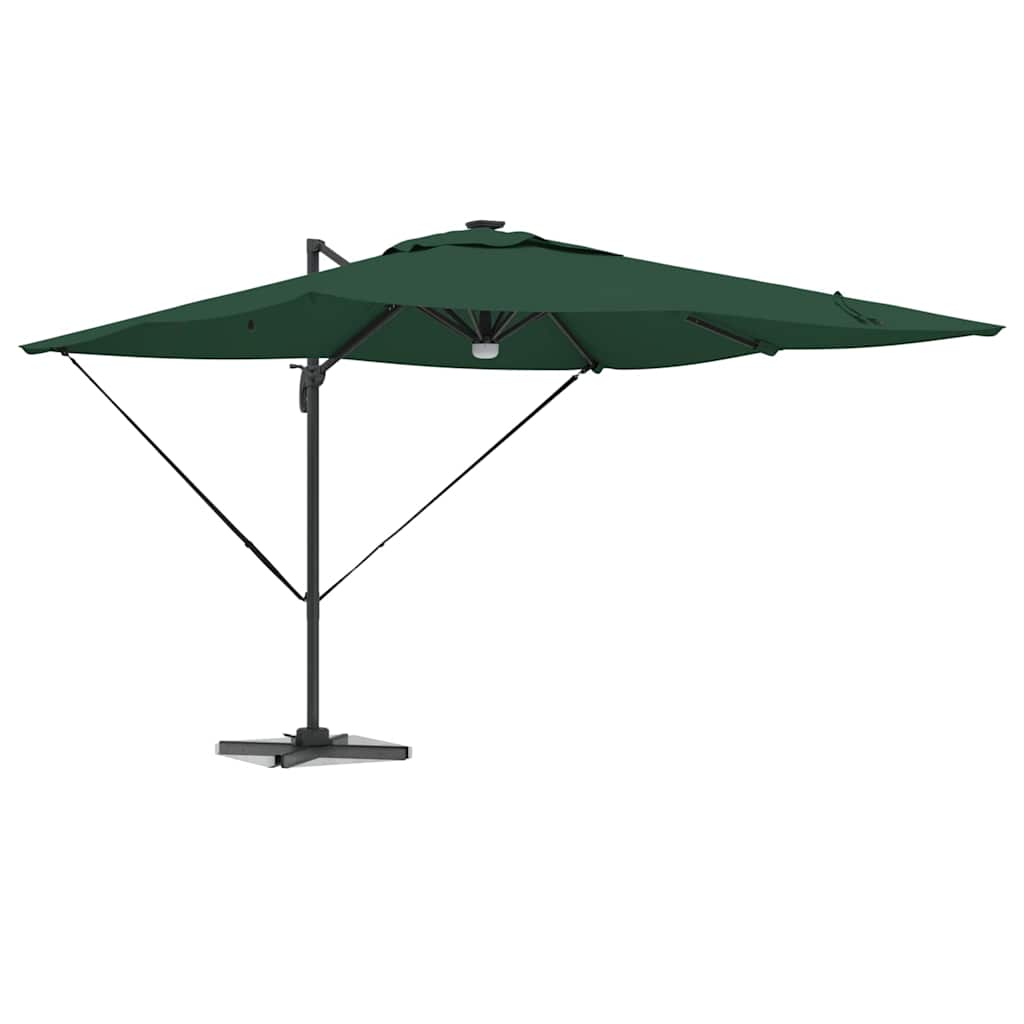Roma Parasol Grøn 286 x 284 x 270 cm Aluminium og Polyester