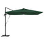 Roma Parasol Grøn 286 x 284 x 270 cm Aluminium og Polyester