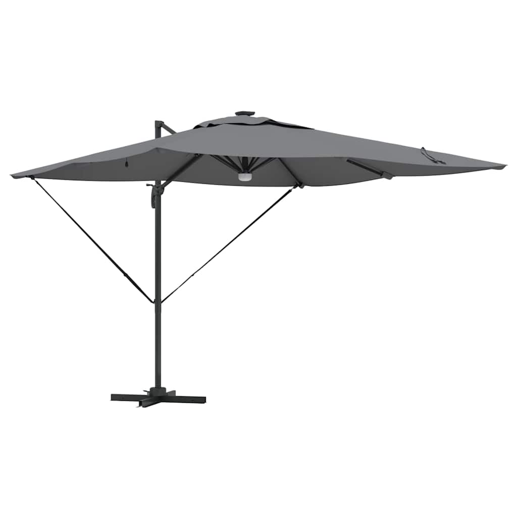 Roma Parasol Antracit 286 x 284 x 270 cm Aluminium og Polyester
