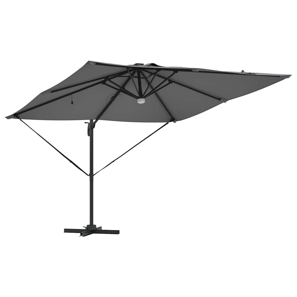 Roma Parasol Antracit 286 x 284 x 270 cm Aluminium og Polyester