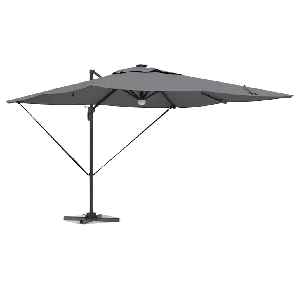 Roma Parasol Antracit 286 x 284 x 270 cm Aluminium og Polyester