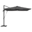 Roma Parasol Antracit 286 x 284 x 270 cm Aluminium og Polyester