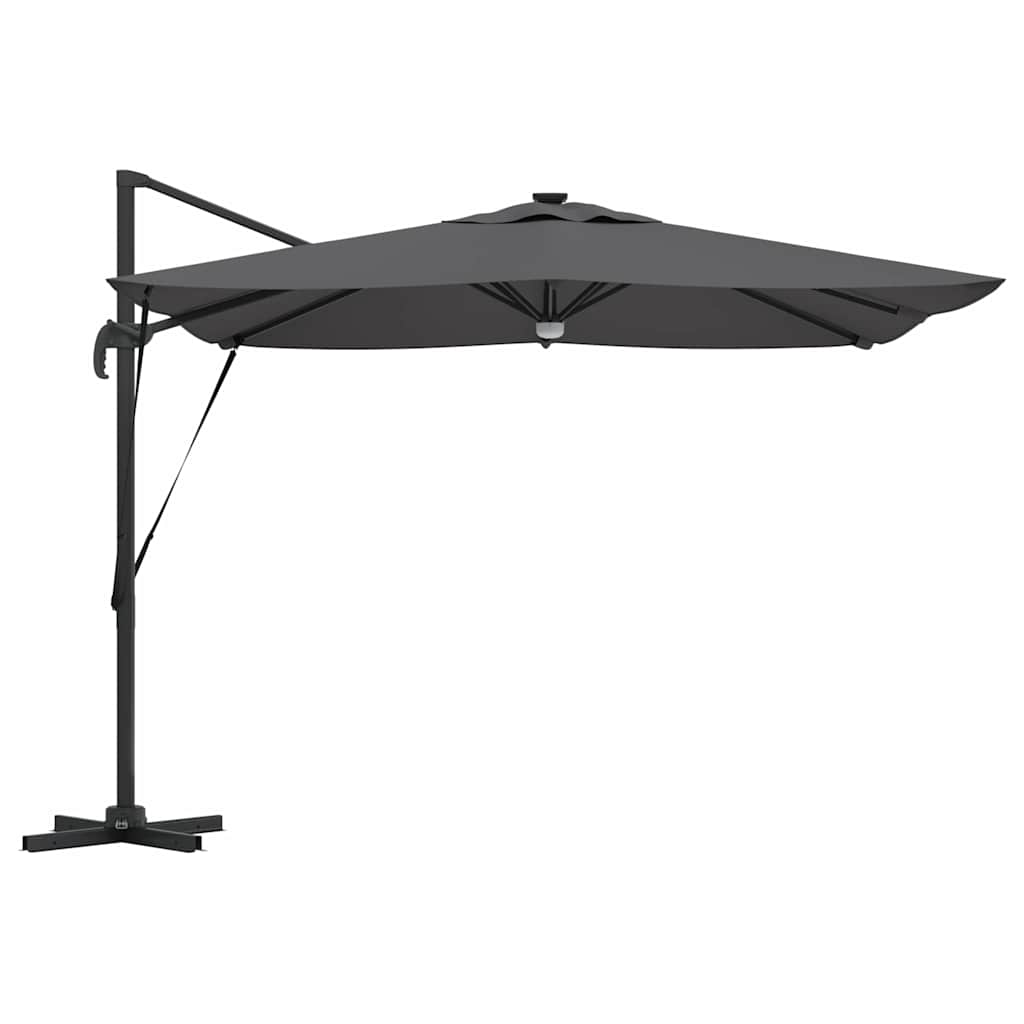 Roma Parasol Antracit 286 x 284 x 270 cm Aluminium og Polyester