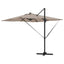 Roma Parasol 286 x 284 x 270 cm Aluminium og Polyester