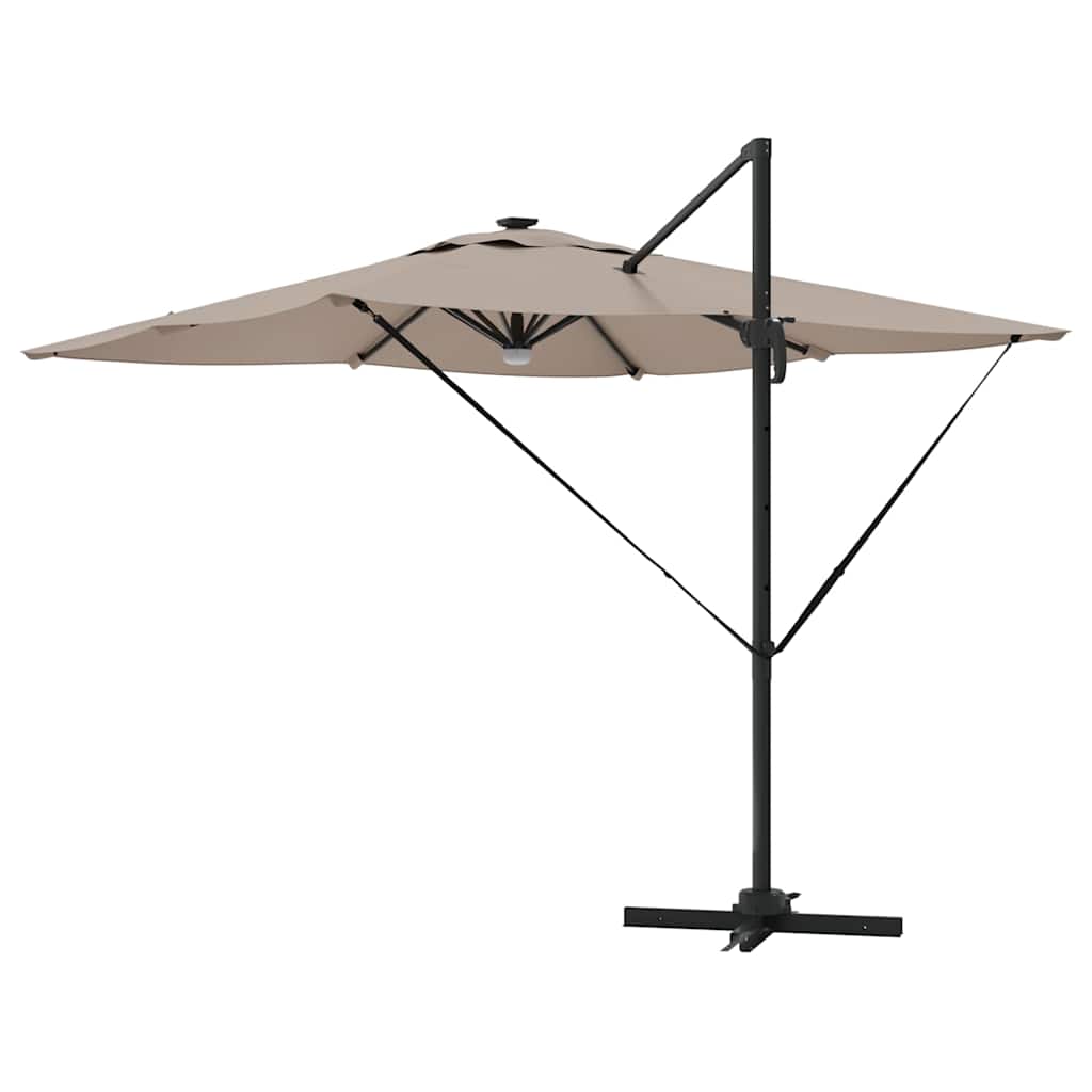 Roma Parasol 286 x 284 x 270 cm Aluminium og Polyester